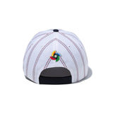 ニューエラ キャップ 9FORTY WBC 日本 2026 WORLD BASEBALL CLASSIC ARCH LOGO STRAPBACK CAP PINSTRIPE WHITE NAVY