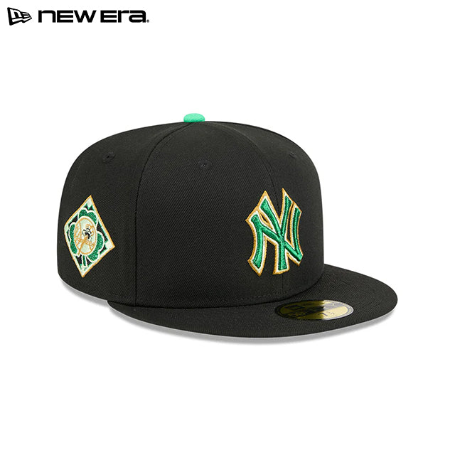 ニューエラ キャップ 59FIFTY ニューヨーク ヤンキース MLB ST PATRICKS DAY FITTED CAP BLACK