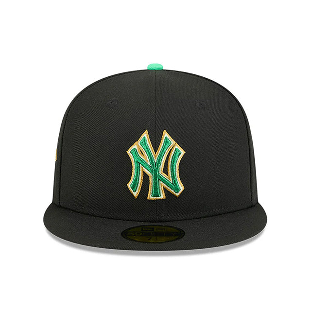 ニューエラ キャップ 59FIFTY ニューヨーク ヤンキース MLB ST PATRICKS DAY FITTED CAP BLACK