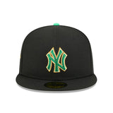 ニューエラ キャップ 59FIFTY ニューヨーク ヤンキース MLB ST PATRICKS DAY FITTED CAP BLACK