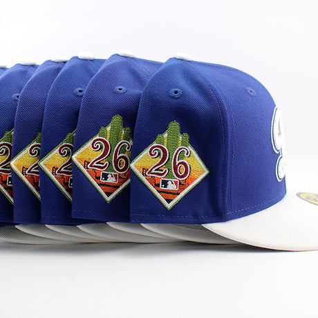 ニューエラ キャップ PC59FIFTY ロサンゼルス ドジャース 2026 MLB SPRING TRAINING PRE-CURVED FITTED CAP ROYAL BLUE WHITE