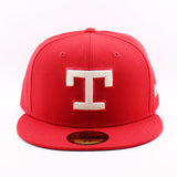 シティコネクト ニューエラ キャップ 59FIFTY テキサス レンジャーズ MLB CITY CONNECT FITTED CAP RED