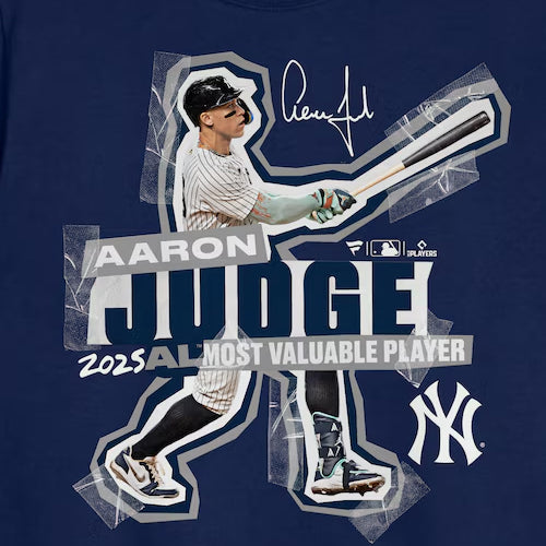 2025 アメリカンリーグ MVP アーロン ジャッジモデル 海外取寄 ニューヨーク ヤンキース Tシャツ