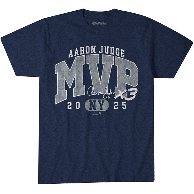 2025 アメリカンリーグ MVP アーロン ジャッジモデル 海外取寄 ニューヨーク ヤンキース Tシャツ