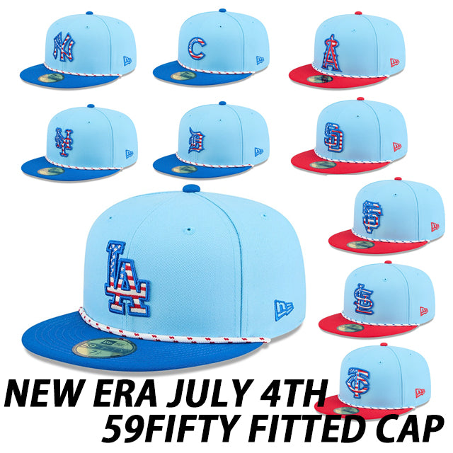 独立記念日モデル ニューエラ キャップ 59FIFTY MLB 2025 JULY 4TH STARS N STRIPES FITTED CAP