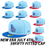 独立記念日モデル ニューエラ キャップ 59FIFTY MLB 2025 JULY 4TH STARS N STRIPES FITTED CAP