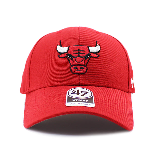 47ブランド キャップ シカゴ ブルズ MVP ADJUSTABLE CAP RED