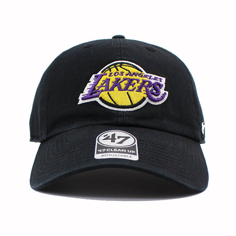 47ブランド キャップ ロサンゼルス レイカーズ NBA CLEAN UP CAP BLACK