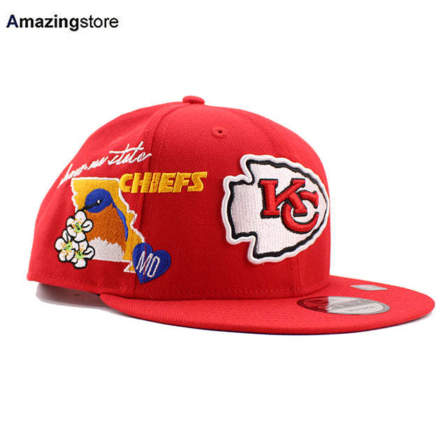 ニューエラ キャップ 9FIFTY スナップバック カンザスシティ チーフス NFL TEAM BASIC ICON SNAPBACK CAP RED