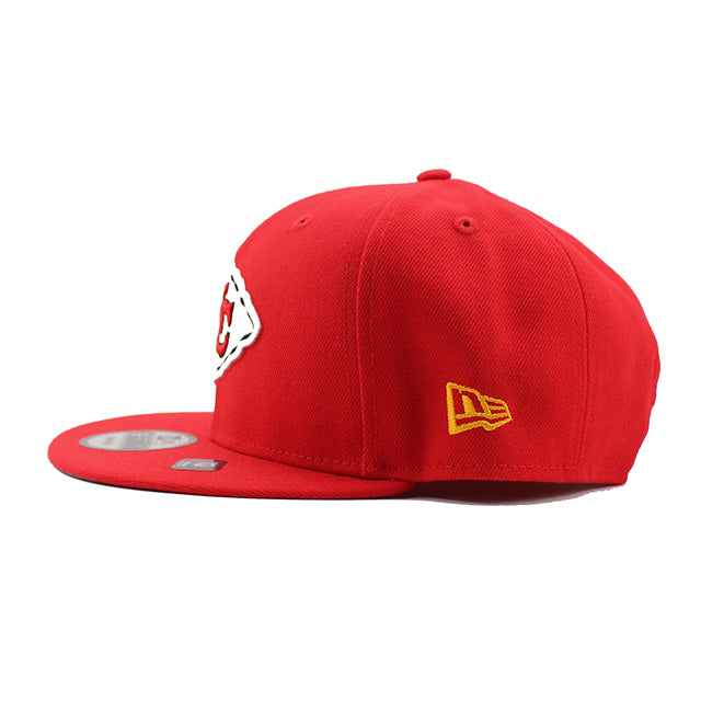 ニューエラ キャップ 9FIFTY スナップバック カンザスシティ チーフス NFL TEAM BASIC ICON SNAPBACK CAP RED