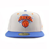 ニューエラ キャップ 59FIFTY ニューヨーク ニックス NBA TEAM BASIC FITTED CAP CREAM