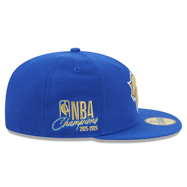 海外取寄 ニューエラ キャップ 59FIFTY ニューヨーク ニックス 2026 NBA FINALS CHAMPIONS RING CEREMONY FITTED CAP BLUE
