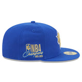 海外取寄 ニューエラ キャップ 59FIFTY ニューヨーク ニックス 2026 NBA FINALS CHAMPIONS RING CEREMONY FITTED CAP BLUE