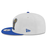 海外取寄 ニューエラ キャップ 9FIFTY ニューヨーク ニックス 2026 NBA FINALS CHAMPIONS RING CEREMONY SNAPBACK CAP WHITE-BLUE