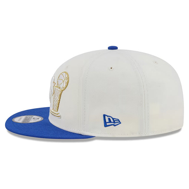 海外取寄 ニューエラ キャップ 9FIFTY ニューヨーク ニックス 2026 NBA FINALS CHAMPIONS LOCKER ROOM RING CEREMONY SNAPBACK CAP WHITE-BLUE