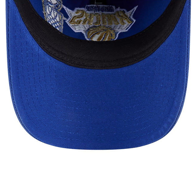 海外取寄 ニューエラ キャップ 9TWENTY ニューヨーク ニックス 2026 NBA FINALS CHAMPIONS RING CEREMONY STRAPBACK CAP BLUE
