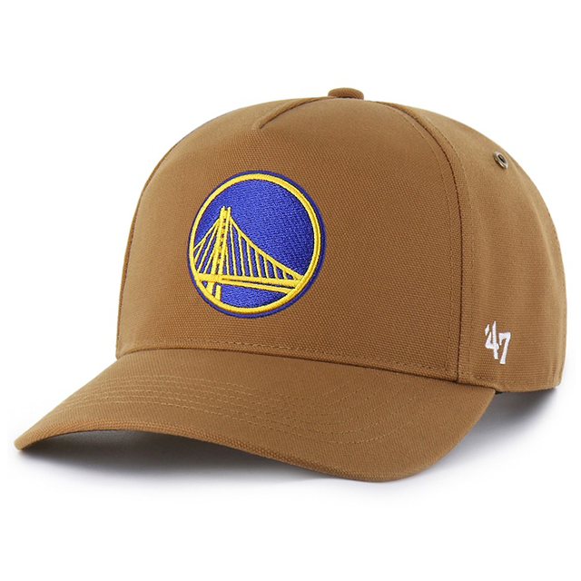 即日発送 47ブランド NBA カーハート ゴールデンステイト ウォリアーズ CARHARTT 47BRAND HITCH SNAPBACK CAP BROWN