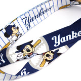 ウィンクラフト ランヤード 二ューヨーク ヤンキース ディズニー DISNEY MICKEY MOUSE NBA LANYARD WINCRAFT NEW YORK YANKEES