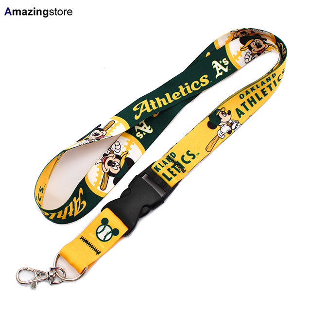 ウィンクラフト ランヤード オークランド アスレチックス ディズニー DISNEY MICKEY MOUSE MLB LANYARD WINCRAFT OAKLAND ATHLETICS