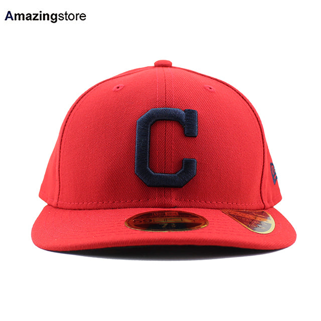 ニューエラ キャップ LP 59FIFTY クリーブランド インディアンス MLB ON FIELD AUTHENTIC ALTERNATE LOW-CROWN FITTED CAP RED