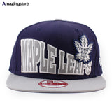 ニューエラ キャップ 9FIFTY スナップバック メープル リーフス COOP STOKED SNAPBACK CAP NAVY-GREY