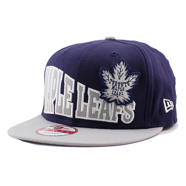 ニューエラ キャップ 9FIFTY スナップバック メープル リーフス COOP STOKED SNAPBACK CAP NAVY-GREY