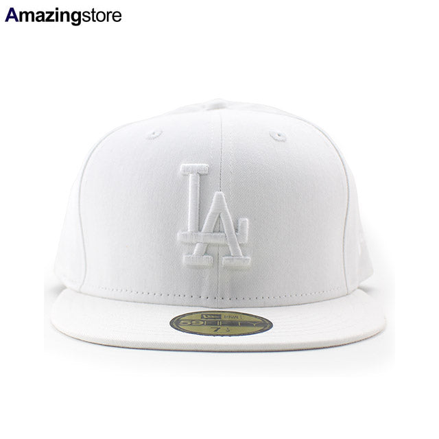 ニューエラ キャップ 59FIFTY ロサンゼルス ドジャース MLB TEAM BASIC FITTED CAP WHITEOUT