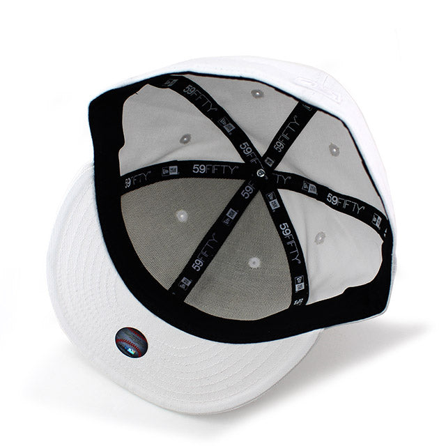 ニューエラ キャップ 59FIFTY ロサンゼルス ドジャース MLB TEAM BASIC FITTED CAP WHITEOUT / 国内外から ニューエラをはじめナイキ、クーパーズタウンボールキャップ等を中心に取り扱うベースボールキャップの専門店 /  Amazingstore(アメイジングストア)