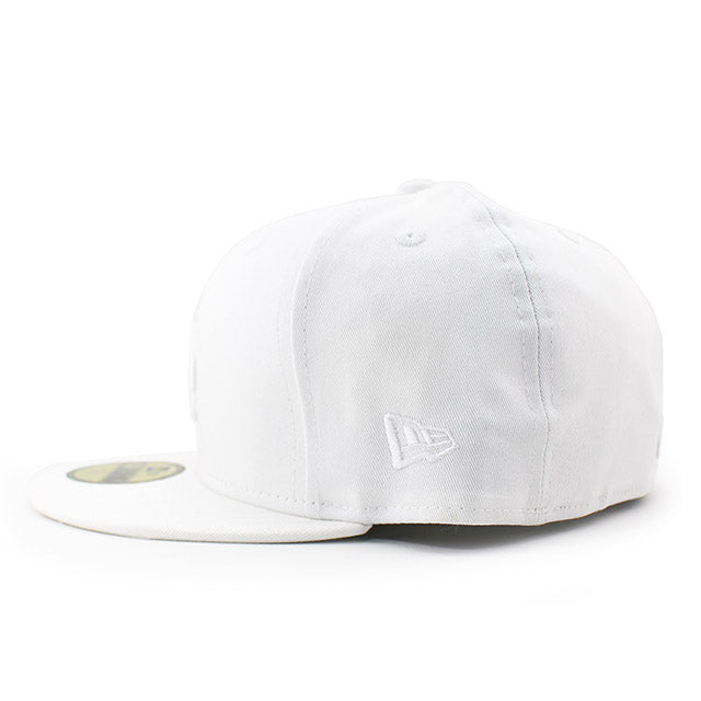 ニューエラ キャップ 59FIFTY ロサンゼルス ドジャース MLB TEAM BASIC FITTED CAP WHITEOUT