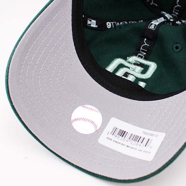 MCASD ニューエラ キャップ 9TWENTY サンディエゴ パドレス MLB MUSEUM OF CONTEMPORARY ART SAN DIEGO ADJUSTABLE CAP