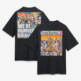 53年振りNBAファイナル優勝 海外取寄 Tシャツ ニューヨーク ニックス ニューヨークポスト 2026 NBA FINALS CHAMPIONS NEWSPAPER COVER HEAVYWIEGHT T-SHIRT BLACK