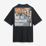 53年振りNBAファイナル優勝 海外取寄 Tシャツ ニューヨーク ニックス ニューヨークポスト 2026 NBA FINALS CHAMPIONS NEWSPAPER COVER HEAVYWIEGHT T-SHIRT BLACK