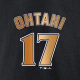 即日発送 2024 ワールドシリーズ 大谷翔平モデル Tシャツ ロサンゼルス ドジャース MLB 2024 WORLD SERIES CHAMPIONS NAME&NUMBER T-SHIRT BLACK