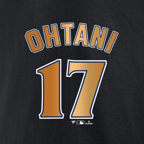 即日発送 2024 ワールドシリーズ 大谷翔平モデル Tシャツ ロサンゼルス ドジャース MLB 2024 WORLD SERIES CHAMPIONS NAME&NUMBER T-SHIRT BLACK