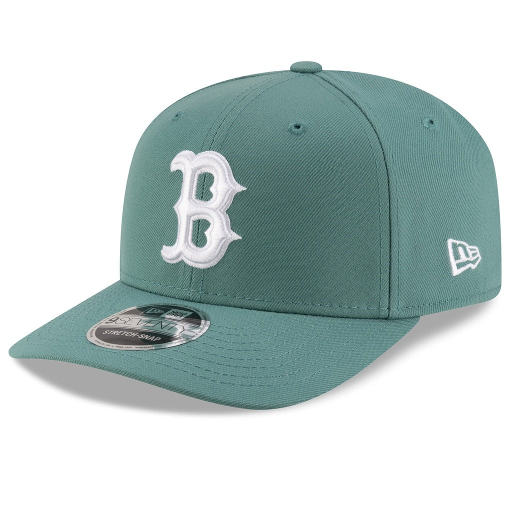 海外取寄 シティコネクト ニューエラ キャップ 9SEVENTY ボストン レッドソックス MLB CITY CONNECT STRETCH SNAPBACK CAP GREEN