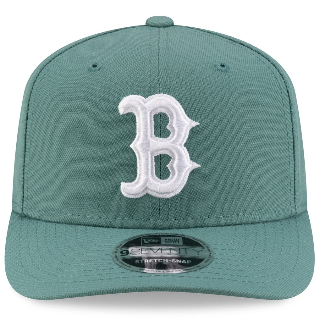 海外取寄 シティコネクト ニューエラ キャップ 9SEVENTY ボストン レッドソックス MLB CITY CONNECT STRETCH SNAPBACK CAP GREEN