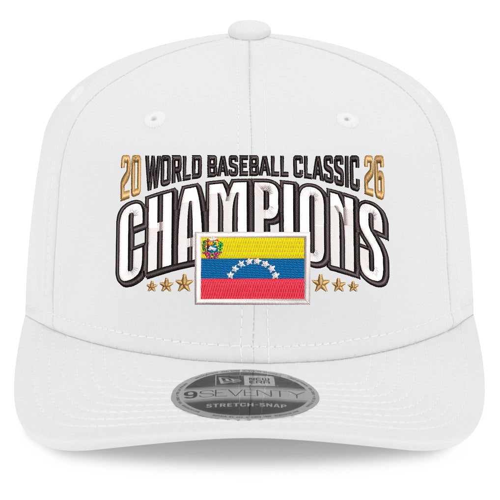 ニューエラ キャップ 9SEVENTY WBC ベネズエラ 2026 WORLD BASEBALL CLASSIC 2026 WORLD BASEBALL CLASSIC CHAMPIONS LOCKER ROOM STRETCH-SNAPBACK CAP WHITE