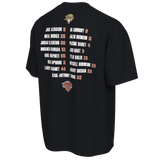 53年振りNBAファイナル優勝 海外取寄 ナイキ Tシャツ ニューヨーク ニックス 2026 NBA FINALS CHAMPIONS ROSTER CLUB T-SHIRT BLACK
