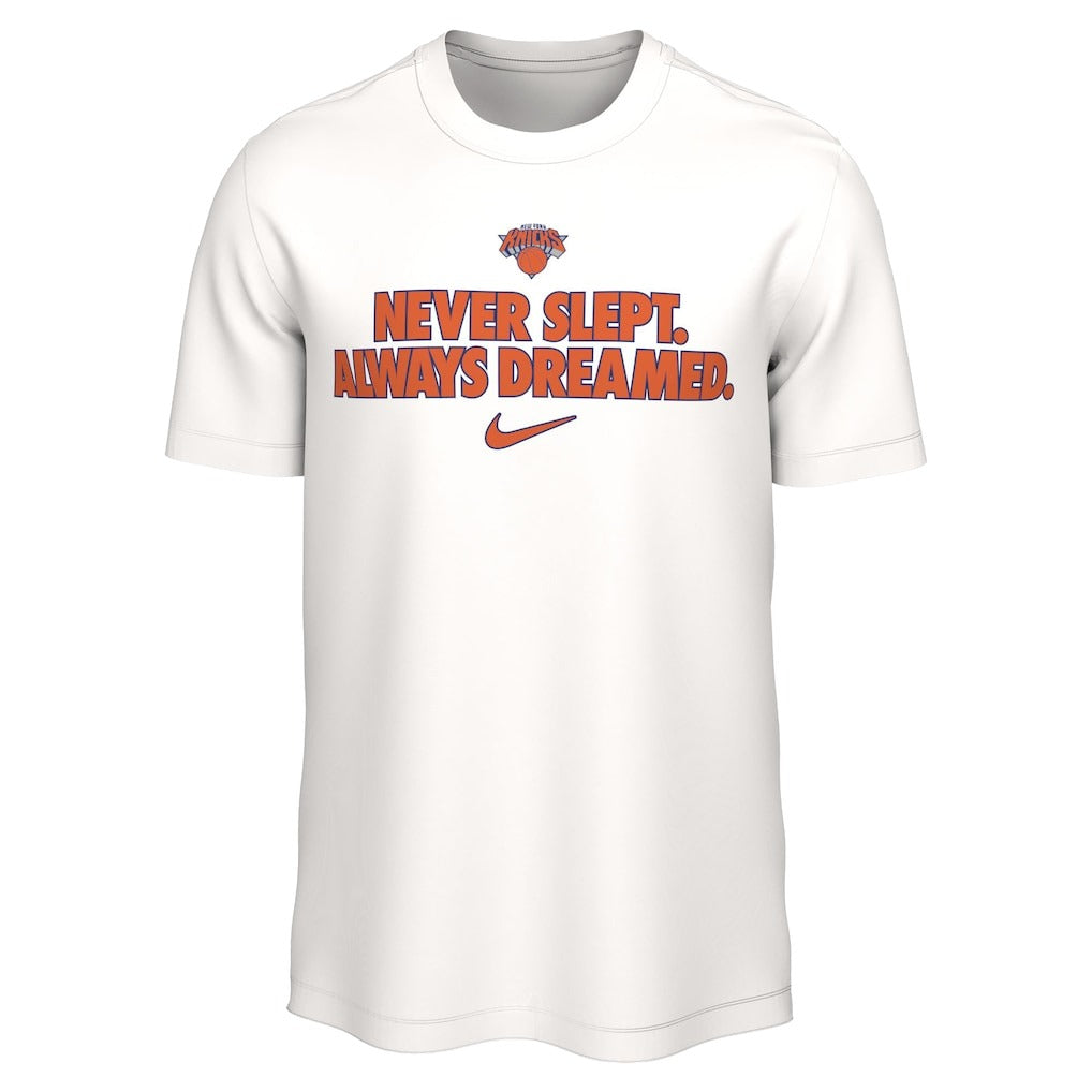 53年振りNBAファイナル優勝 海外取寄 ナイキ Tシャツ ニューヨーク ニックス NBA VOICE T-SHIRT WHITE