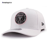 ニューエラ キャップ 9SEVENTY ストレッチ スナップバック インテル マイアミ MLS STRETCH SNAPBACK CAP WHITE