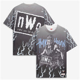 ハルク ホーガンモデル 海外取寄 ミッチェル＆ネス WWE Tシャツ HOLLYWOOD HOGAN T-SHIRT GRAY