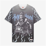 ハルク ホーガンモデル 海外取寄 ミッチェル＆ネス WWE Tシャツ HOLLYWOOD HOGAN T-SHIRT GRAY