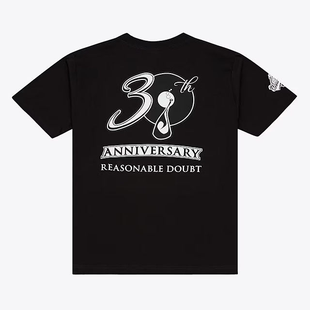 JAY-Z リーズナブル ダウト30周年記念 海外取寄 ミッチェル＆ネス x ニューヨーク ヤンキース Tシャツ JAY-Z30 REASONABLE DOUBT T-SHIRT BLACK