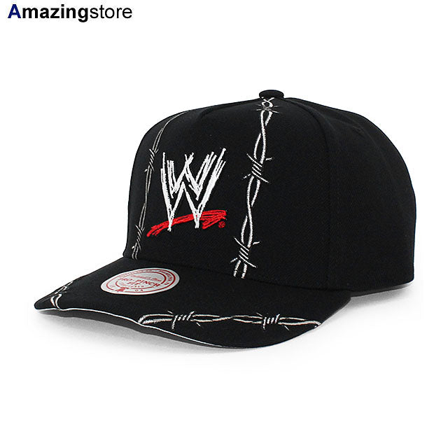 ミッチェル＆ネス WWE キャップ WIRE PRO PINCH SNAPBACK CAP BLACK