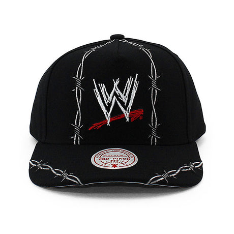 ミッチェル＆ネス WWE キャップ WIRE PRO PINCH SNAPBACK CAP BLACK
