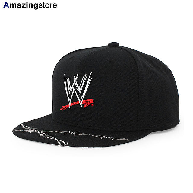 ミッチェル＆ネス WWE キャップ SCRATCH LOGO SNAPBACK CAP BLACK