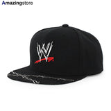 ミッチェル＆ネス WWE キャップ SCRATCH LOGO SNAPBACK CAP BLACK