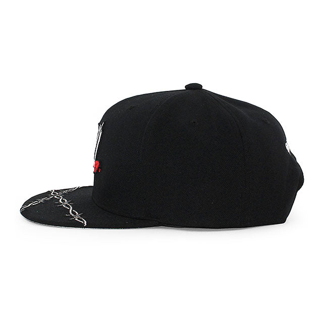 ミッチェル＆ネス WWE キャップ SCRATCH LOGO SNAPBACK CAP BLACK