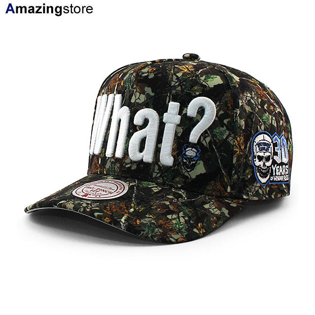 ストーン コールド スティーブ オースチン 30周年記念モデル ミッチェル＆ネス WWE キャップ WHAT? DENIM PRO PINCH SNAPBACK CAP CAMO