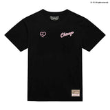 ミッチェル&ネス×ブラックピンク 海外取寄 シカゴ ブルズ T-SHIRT BLACK LIMITED EDITION